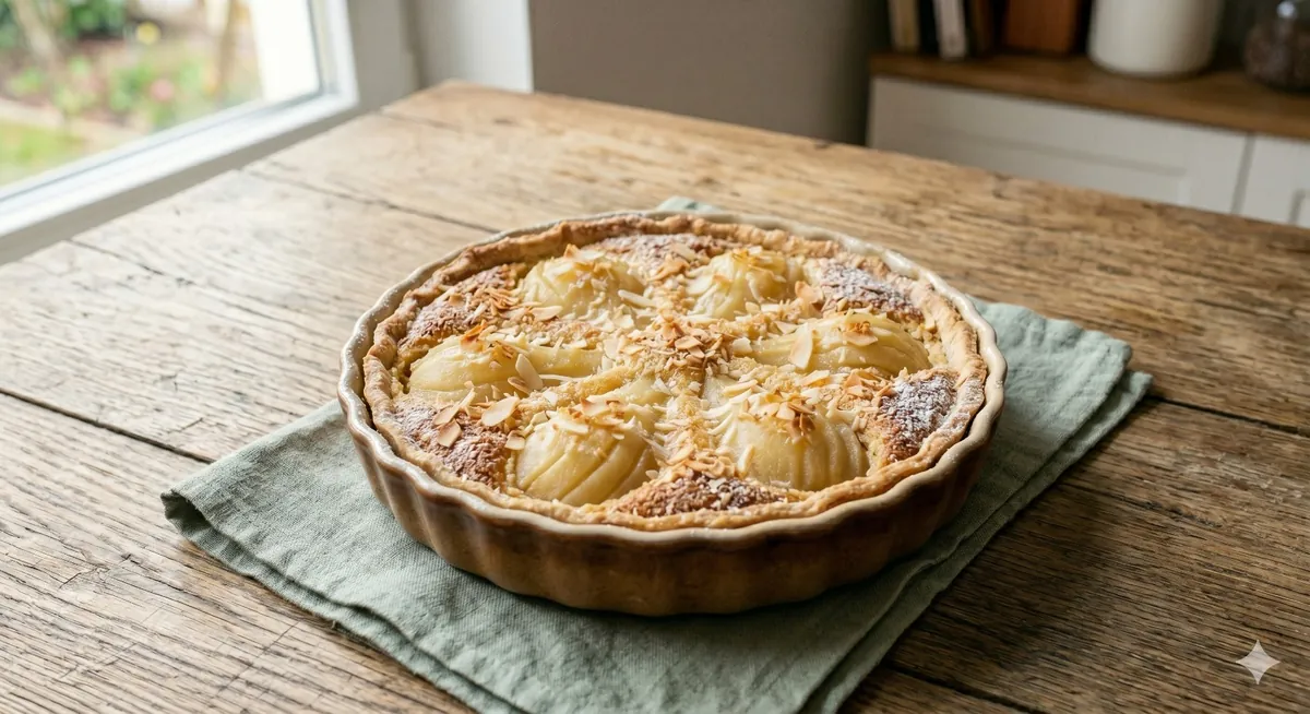 Vegane Birnen-Kokos Tarte
