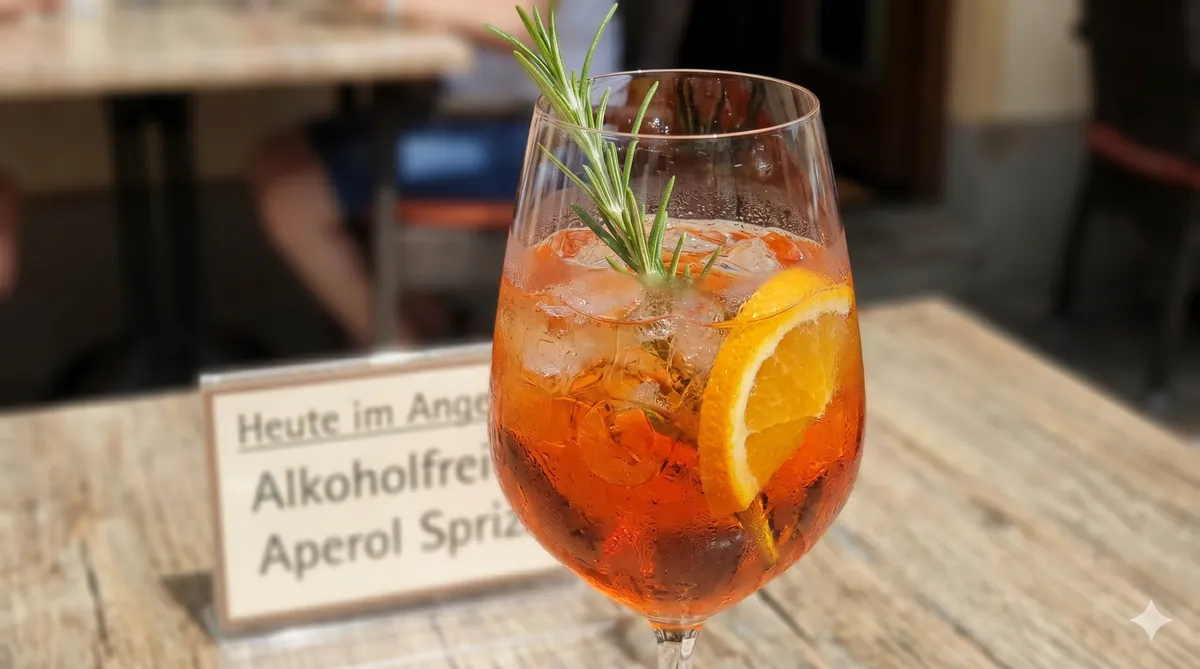 Alkoholfreier Aperol Spritz