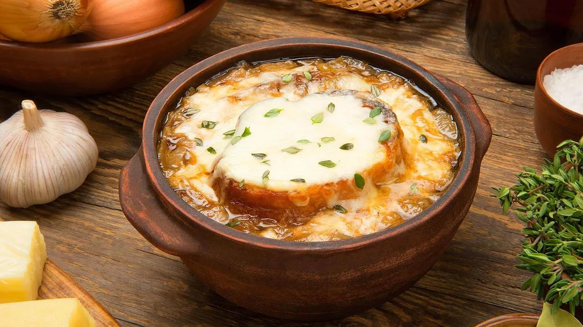Französische Zwiebelsuppe 